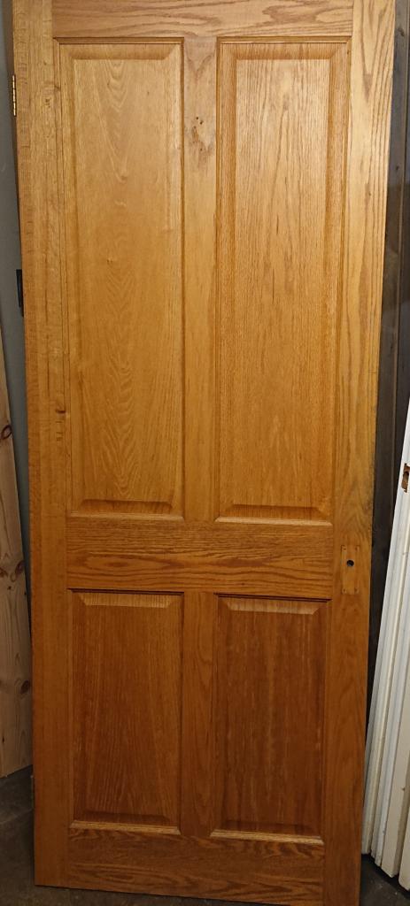 <p>Solid 4 panel doors</p><p>4 in stock, 76 x 196